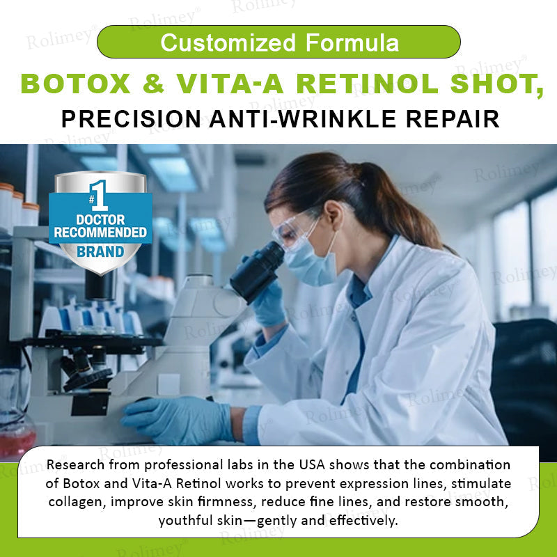 ☘️✨Made and shipped from Canada 💫Rolimey® Botox & Vita-A Retinol Shot Wrinkle-Lift Tightening cream - Last Day Promotion 70% OFF