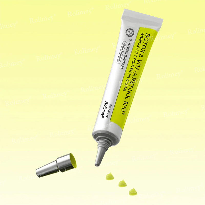 ☘️✨Made and shipped from Canada 💫Rolimey® Botox & Vita-A Retinol Shot Wrinkle-Lift Tightening cream - Last Day Promotion 70% OFF