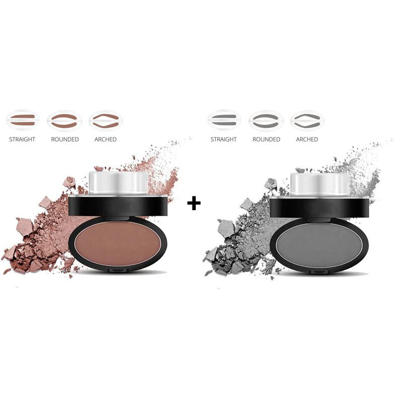 🎉 2026 Sale — Eyebrow Shaping Compact with Angled Applicator | Waterproof, Long-Lasting, 3 Shapes