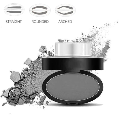 🎉 2026 Sale — Eyebrow Shaping Compact with Angled Applicator | Waterproof, Long-Lasting, 3 Shapes