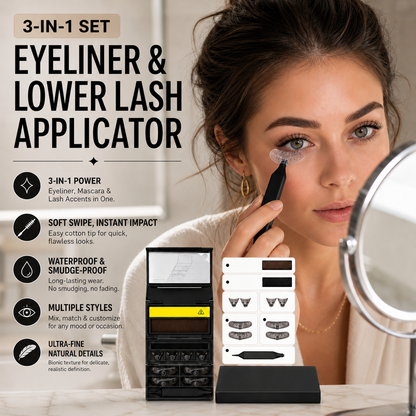 🥳2026 HOT SALE🔥 50% OFF!3-in-1 Kit: Eyeliner and Lower Lash Stamp