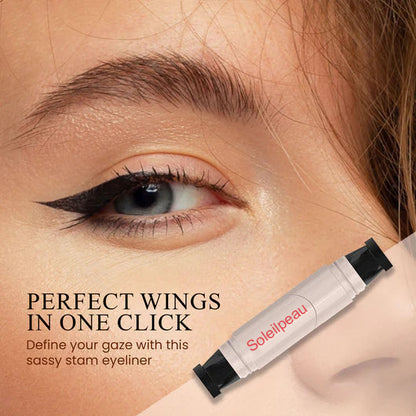 Soleilpeau® Waterproof Winged Eyeliner Stamp Pen – Quick-Dry, Smudge-Proof & Long-Lasting