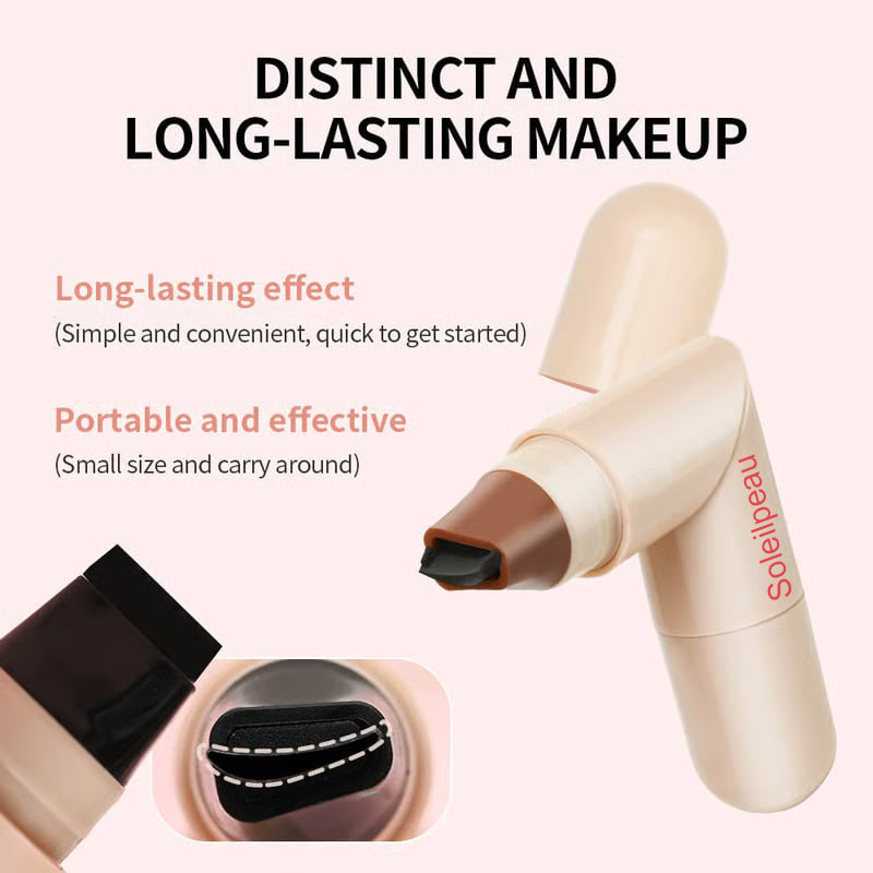Soleilpeau® Waterproof Winged Eyeliner Stamp Pen – Quick-Dry, Smudge-Proof & Long-Lasting