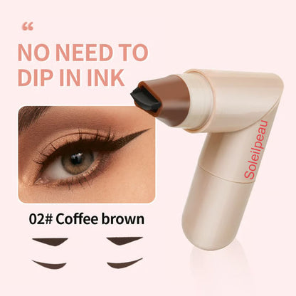 Soleilpeau® Waterproof Winged Eyeliner Stamp Pen – Quick-Dry, Smudge-Proof & Long-Lasting
