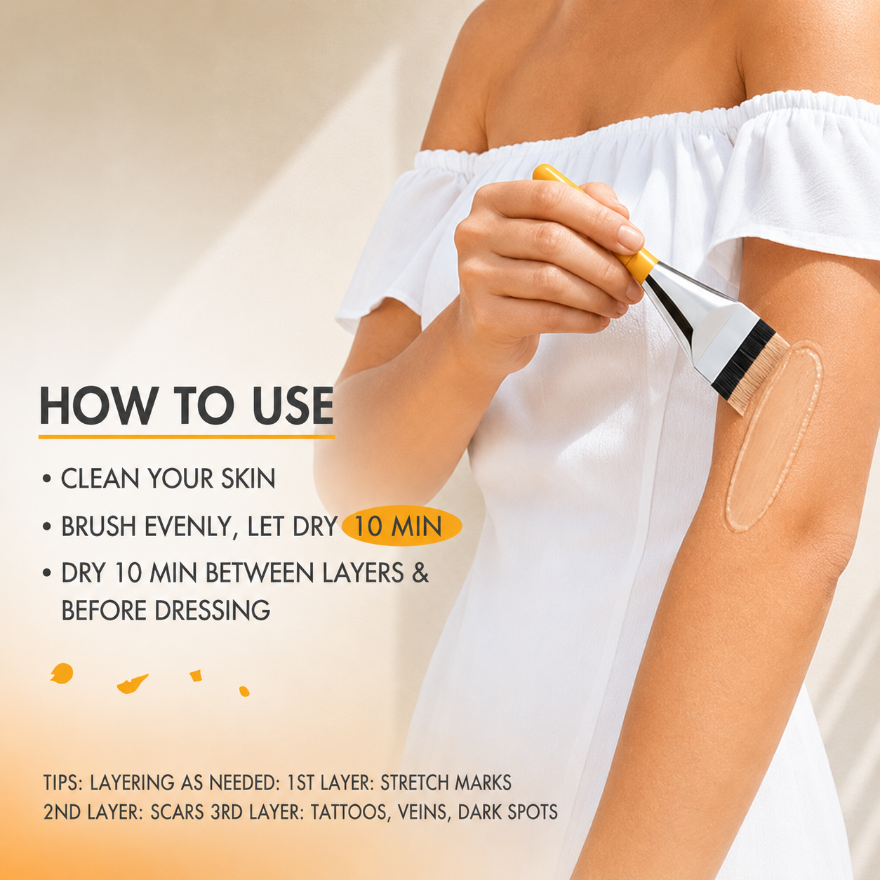 How to apply Skin Filter Body Concealer