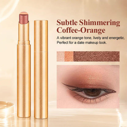 3 in 1 Easy Eyeshadow Stick for Beginners Waterproof Longwear Shimmer Makeup Set