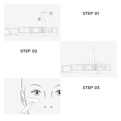 🥳2026 HOT SALE🔥 50% OFF!3-in-1 Kit: Eyeliner and Lower Lash Stamp